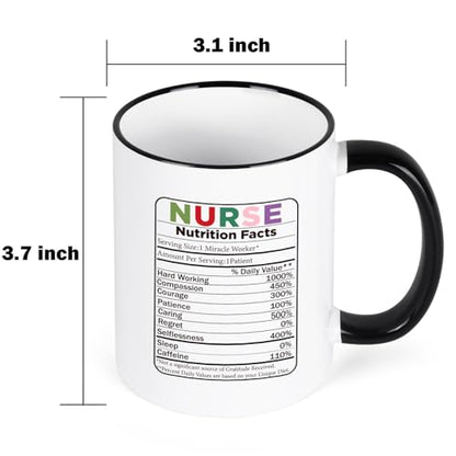 YHRJWN Nurse Gifts for Women Appreciation | Ceramic Coffee Mug | 11 OZ