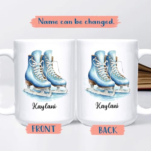 Customized Figure Skating Accent Ice Travel | Customised Coffee Mug | 11 OZ