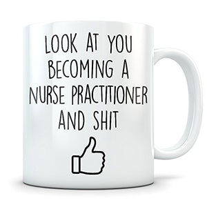 NP Graduation Gifts Future Nurse Practitioner | Ceramic Coffee Mug | 11 OZ
