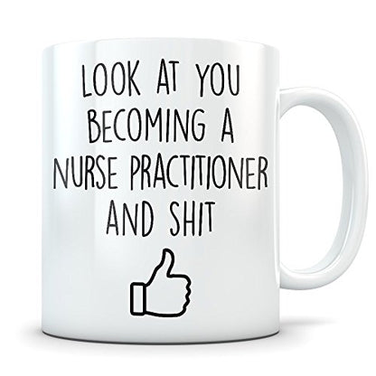 NP Graduation Gifts Future Nurse Practitioner | Ceramic Coffee Mug | 11 OZ