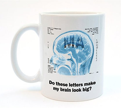 Neurons Not Included MA Graduation Gift Funny | Ceramic Coffee Mug | 11 OZ