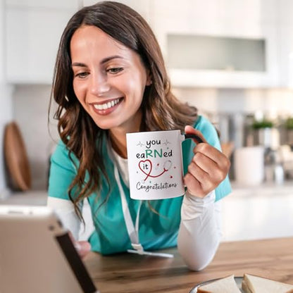 YHRJWN Nurse Graduation Gifts for Women | Ceramic Coffee Mug | 11 OZ