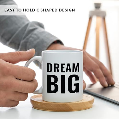 Motivational Gift Dream Big 1-Pack | Ceramic Coffee Mug | 11 OZ