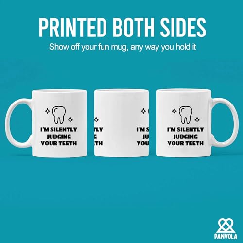 I m Silently Judging Your Teeth Dentist Gifts | Ceramic Coffee Mug | 11 OZ