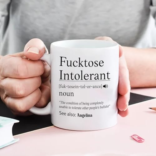 Customized Morning Intolerant Unique Accent | Customised Coffee Mug | 11 OZ