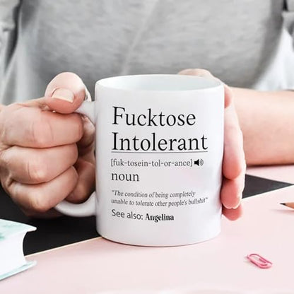 Customized Morning Intolerant Unique Accent | Customised Coffee Mug | 11 OZ