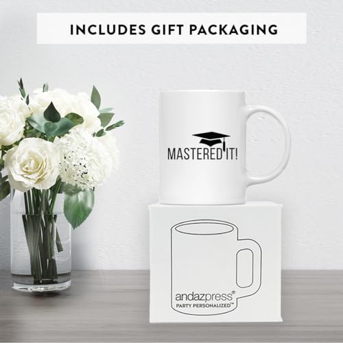 Graduation Gift Mastered It 1-Pack Includes | Ceramic Coffee Mug | 11 OZ
