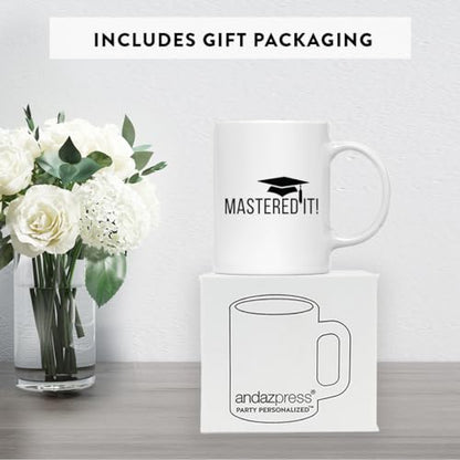 Graduation Gift Mastered It 1-Pack Includes | Ceramic Coffee Mug | 11 OZ