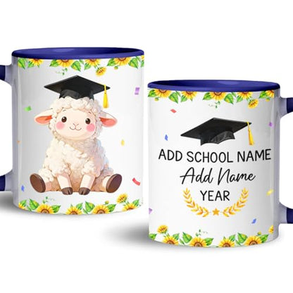 Customized Sheep Gift for Graduated Student | Customised Coffee Mug | 11 OZ