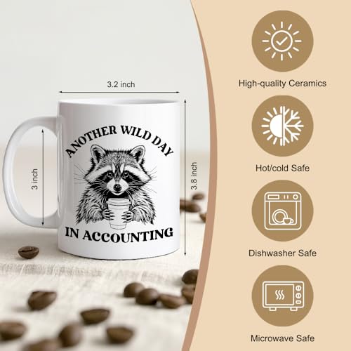 Another Wild Day In Accounting Double-Sided | Ceramic Coffee Mug | 11 OZ