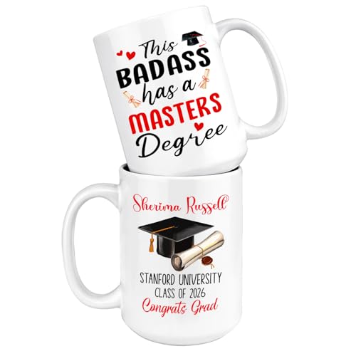 Personalized Graduation This Badass Has A | Customised Coffee Mug | 11 OZ