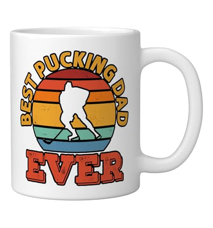Best pucking dad ever | Ceramic Coffee Mug | 11 OZ