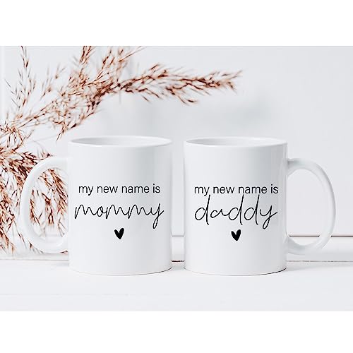 My New Name is Mommy Daddy 2026 Dad Mom | Ceramic Coffee Mug | 11 OZ