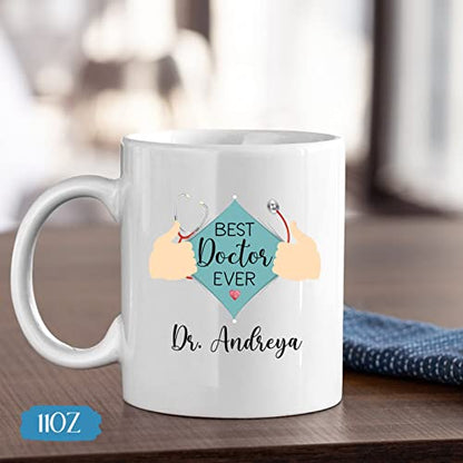Best Doctor Ever Custom Personalized Gift | Customised Coffee Mug | 11 OZ