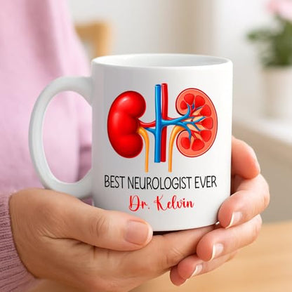 Personalized Name Gift For Nephrologist | Customised Coffee Mug | 11 OZ