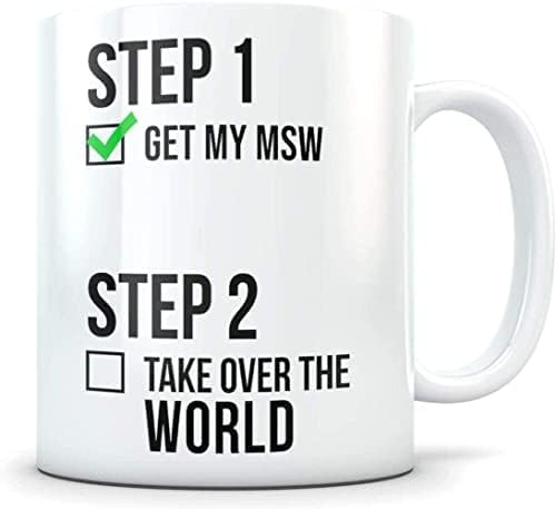 Msw Graduation Present Graduate Of Social Work | Ceramic Coffee Mug | 11 OZ