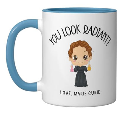 Funny Marie Curie Science Chemistry Radium | Ceramic Coffee Mug | 11 OZ