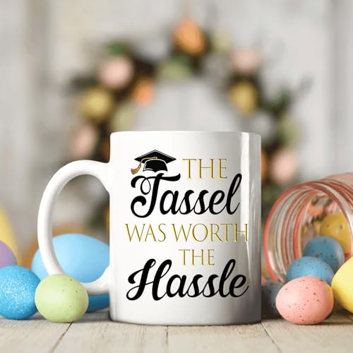 The Tassel Was Worth Hassle Music Therapy | Ceramic Coffee Mug | 11 OZ