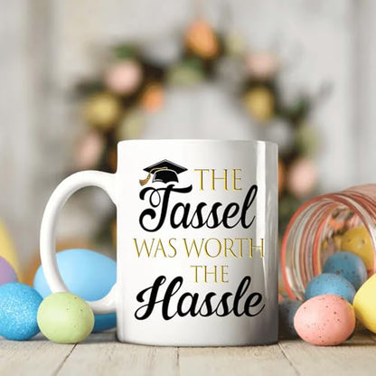 The Tassel Was Worth Hassle Music Therapy | Ceramic Coffee Mug | 11 OZ