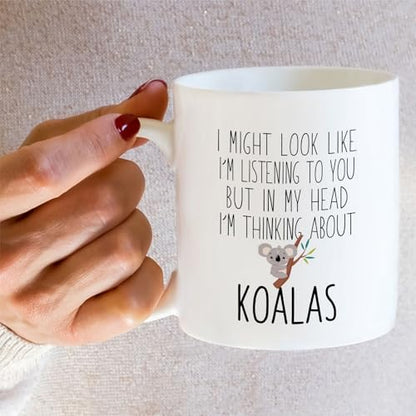 Funny Koalas Lover Cute Koala or for Wildlife | Ceramic Coffee Mug | 11 OZ