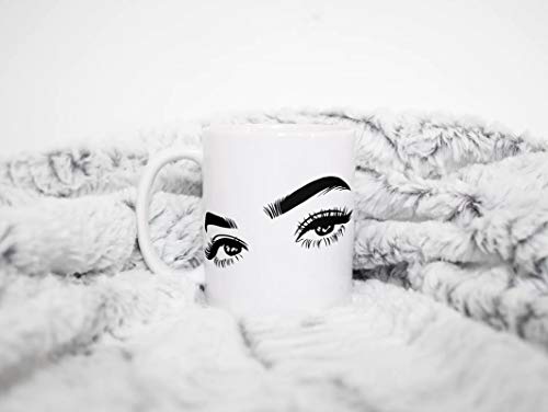 They re Real Eyelashes Beautiful Eyes Gift | Ceramic Coffee Mug | 11 OZ