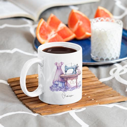 Customize Sewing Machine Fashion Designer | Customised Coffee Mug | 11 OZ