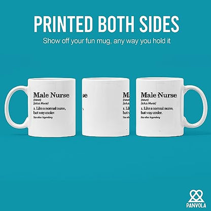 Male Nurse Definition Murse Like A Normal But | Ceramic Coffee Mug | 11 OZ