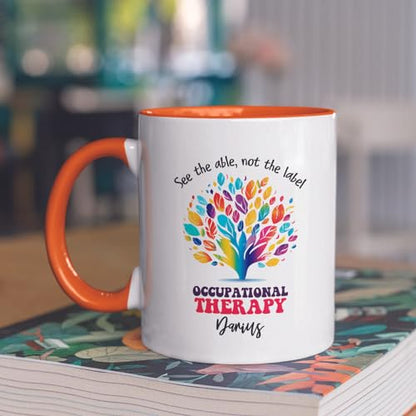 See The Able Not Label Customized Colorful | Customised Coffee Mug | 11 OZ