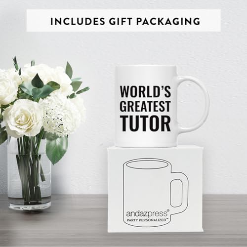 Gift for Men or Women World s Greatest Tutor | Ceramic Coffee Mug | 11 OZ
