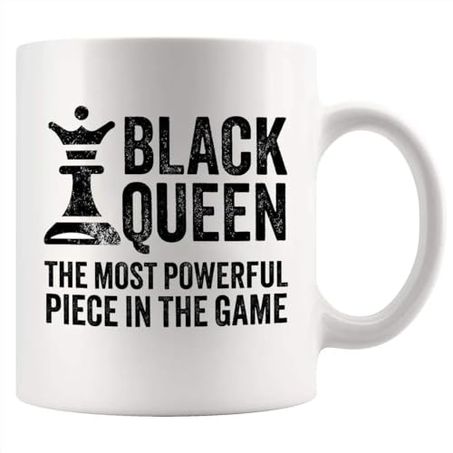 Queen The Most Powerful Piece In Game Woman | Ceramic Coffee Mug | 11 OZ