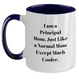 Funny Principal Mom Gifts for Her I Am A Two | Ceramic Coffee Mug | 11 OZ