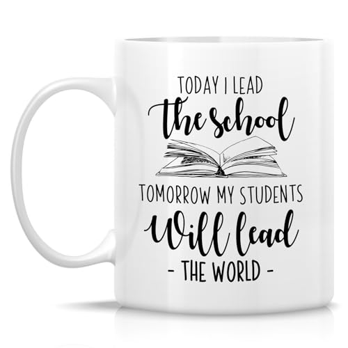 Funny School Principal Today I Lead The or | Ceramic Coffee Mug | 11 OZ