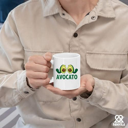 Avocato Avocado Lover Gifts Cat Mom Dad from | Ceramic Coffee Mug | 11 OZ