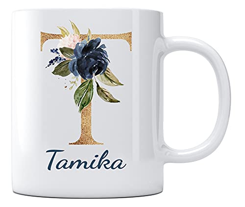 Happy Mothers Day with Name Tamika Best Gifts | Ceramic Coffee Mug | 11 OZ