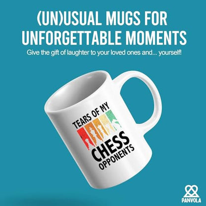 Tears Of My Chess Opponents Gifts Player Coach | Ceramic Coffee Mug | 11 OZ
