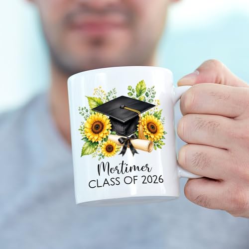 Personalized Name Class Graduate Graduation | Customised Coffee Mug | 11 OZ