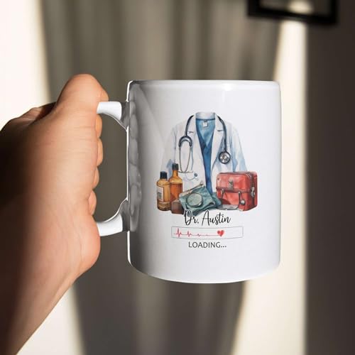 Personalized For Future Doctors Custom Name | Customised Coffee Mug | 11 OZ