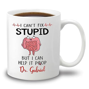 Personalized Gastroenterologists I Fix | Customised Coffee Mug | 11 OZ