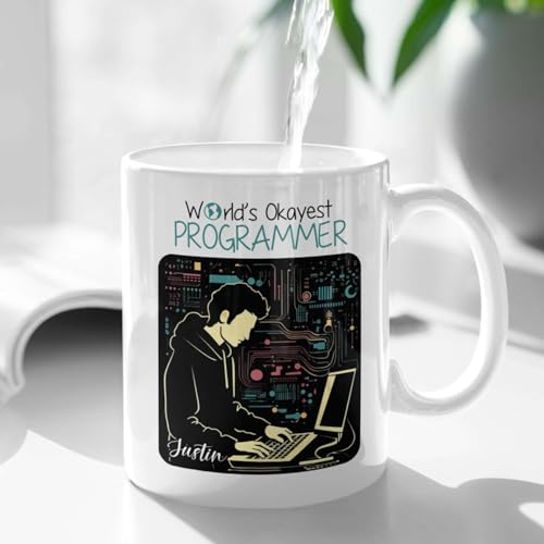 World s Great Programmer Men Design Accent | Customised Coffee Mug | 11 OZ