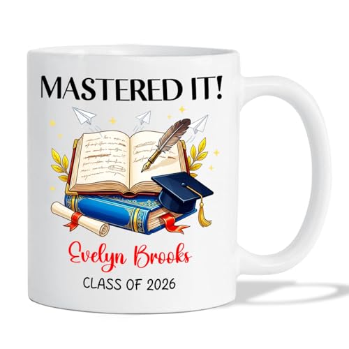 Mastered It Gift For Congratulation Grad | Customised Coffee Mug | 11 OZ