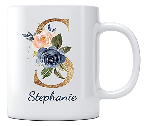 Happy Mothers Day with Name Stephanie Best | Ceramic Coffee Mug | 11 OZ