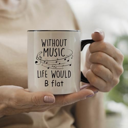 Teacher Appreciation Gift for Music Lover | Ceramic Coffee Mug | 11 OZ