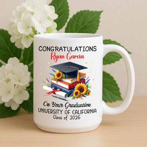 Congratulations On Your Graduation Funny | Customised Coffee Mug | 11 OZ