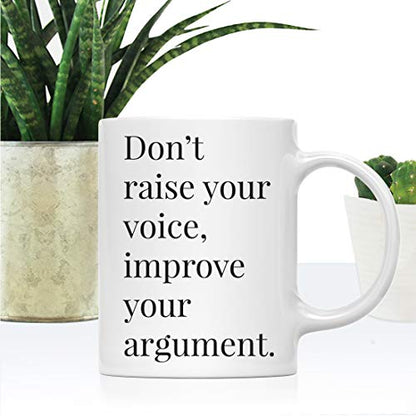 Motivational Inspirational Quote Gift Funny | Ceramic Coffee Mug | 11 OZ
