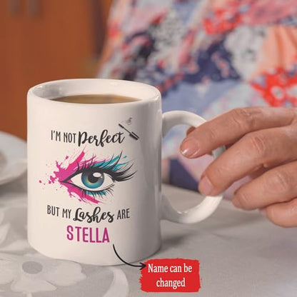 I m Not Great But My Lashes Are Unique | Customised Coffee Mug | 11 OZ