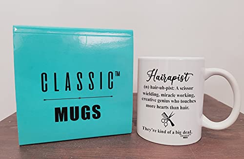 Hairapist Miracle Worker Funny Hairstylist | Ceramic Coffee Mug | 11 OZ