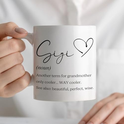 Gigi Grandma Gifts for Grandmother from | Ceramic Coffee Mug | 11 OZ