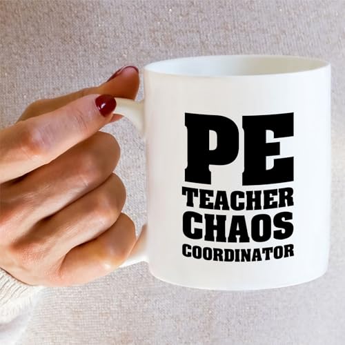 Funny PE Teacher Chaos Coordinator Or | Ceramic Coffee Mug | 11 OZ