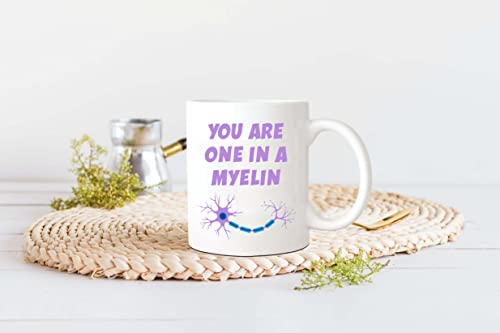 Nomkat-Neurology You Are One In A Myelin | Ceramic Coffee Mug | 11 OZ