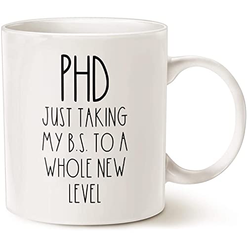 Phd Taking My BS To A Whole New Level Funny Dr | Ceramic Coffee Mug | 11 OZ